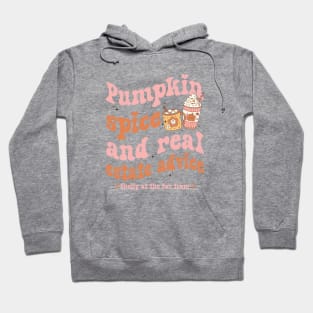 Real Estate Halloween Pumpkin Spice And Real Estate Advice Hoodie